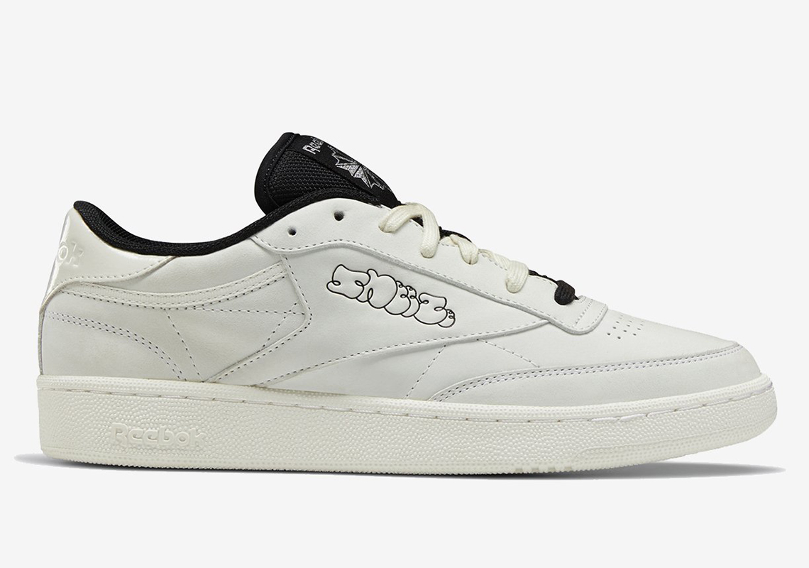 SNEEZE Mag Stamps Their Logo Atop A Clean Pair Of Reebok Club Cs