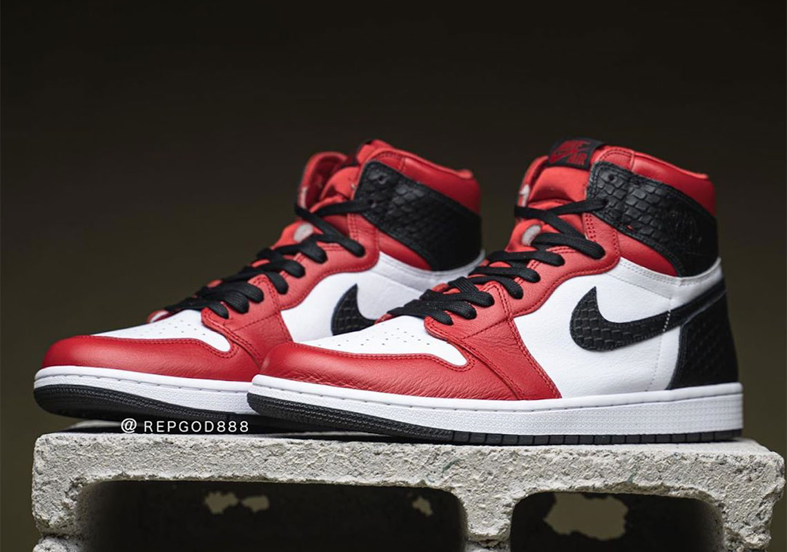 Detailed Look At The Air Jordan 1 Retro High OG "Satin Red"