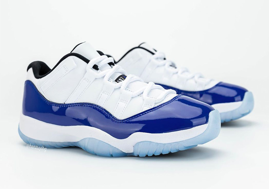 Air Jordan 11 Low Concord Sketch Womens Ah7860 100 2