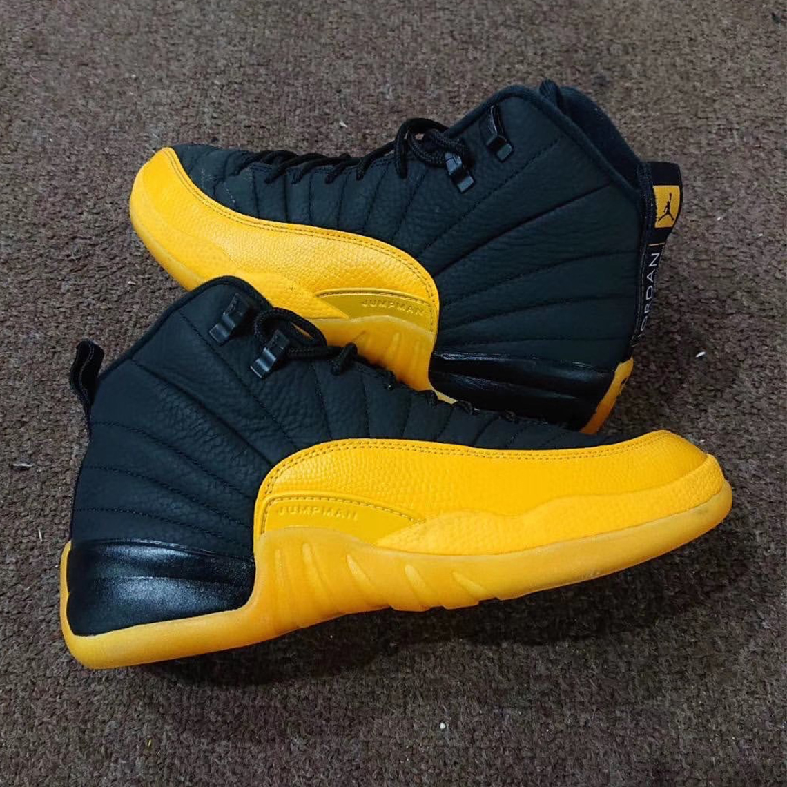 Air Jordan 12 Black University Gold Release Date 4