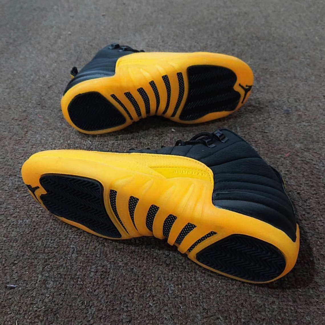 Air Jordan 12 Black University Gold Release Date 6