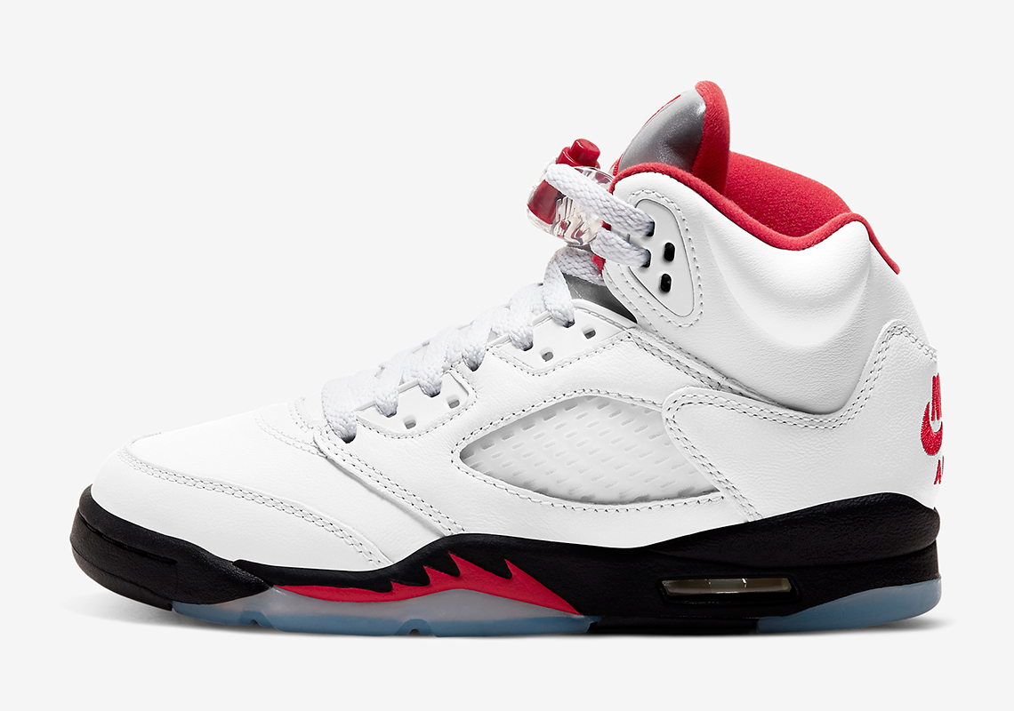 Air Jordan 5 Fire Red Kids 440888 102 1