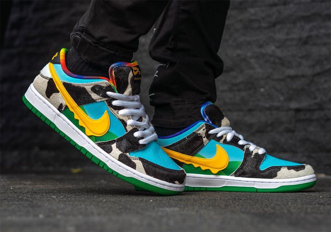 On-Foot Look At The Ben & Jerry's Nike SB Dunk "Chunky Dunky"