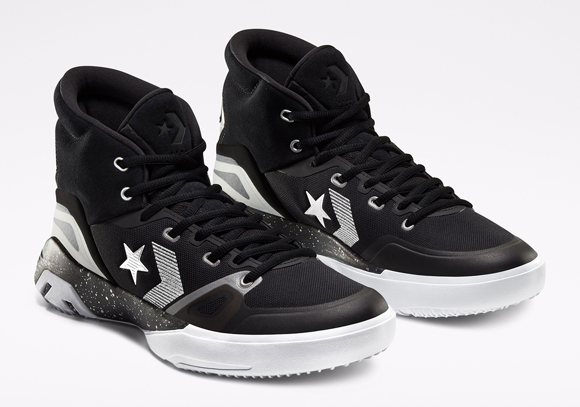 Converse G4 Hi Black Silver