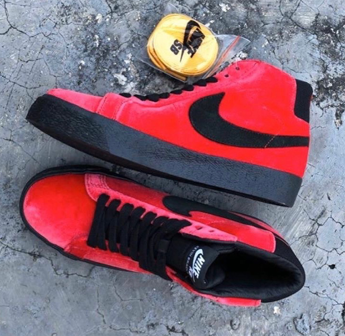 Kevin Bradley Nike Sb Blazer Hell Red Black