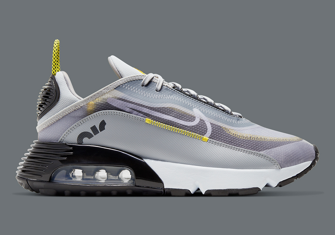 Nike Air Max 2090 Grey Yellow Bv9977 002 4