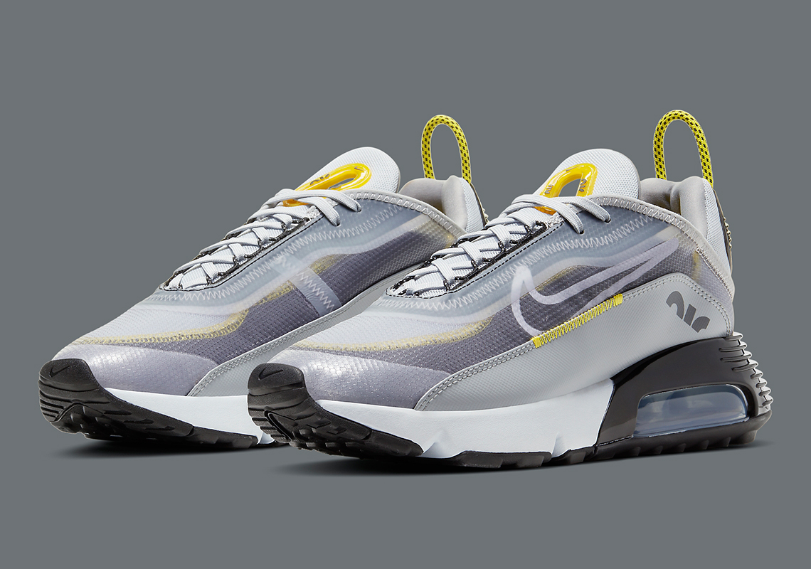 The Nike Air Max 2090 Appears In Wolf Grey And Yellow