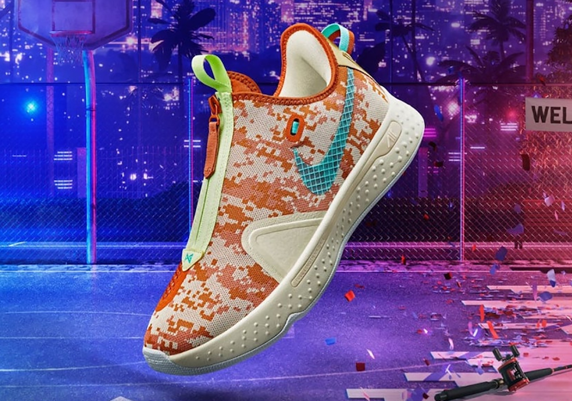 The Nike PG 4 "Digi Camo" Is Next Up In NBA 2K20's Gamer Exclusives