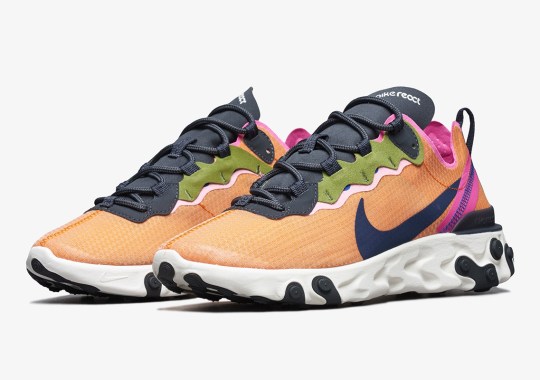 The Nike React Element 55 SE Arrives in “Magma Orange”