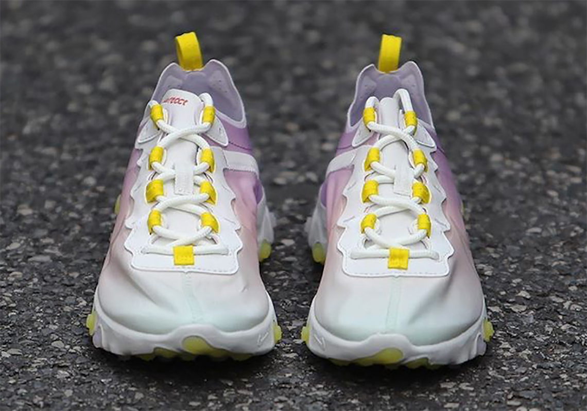 Nike React Element 55 Purple Yellow 4