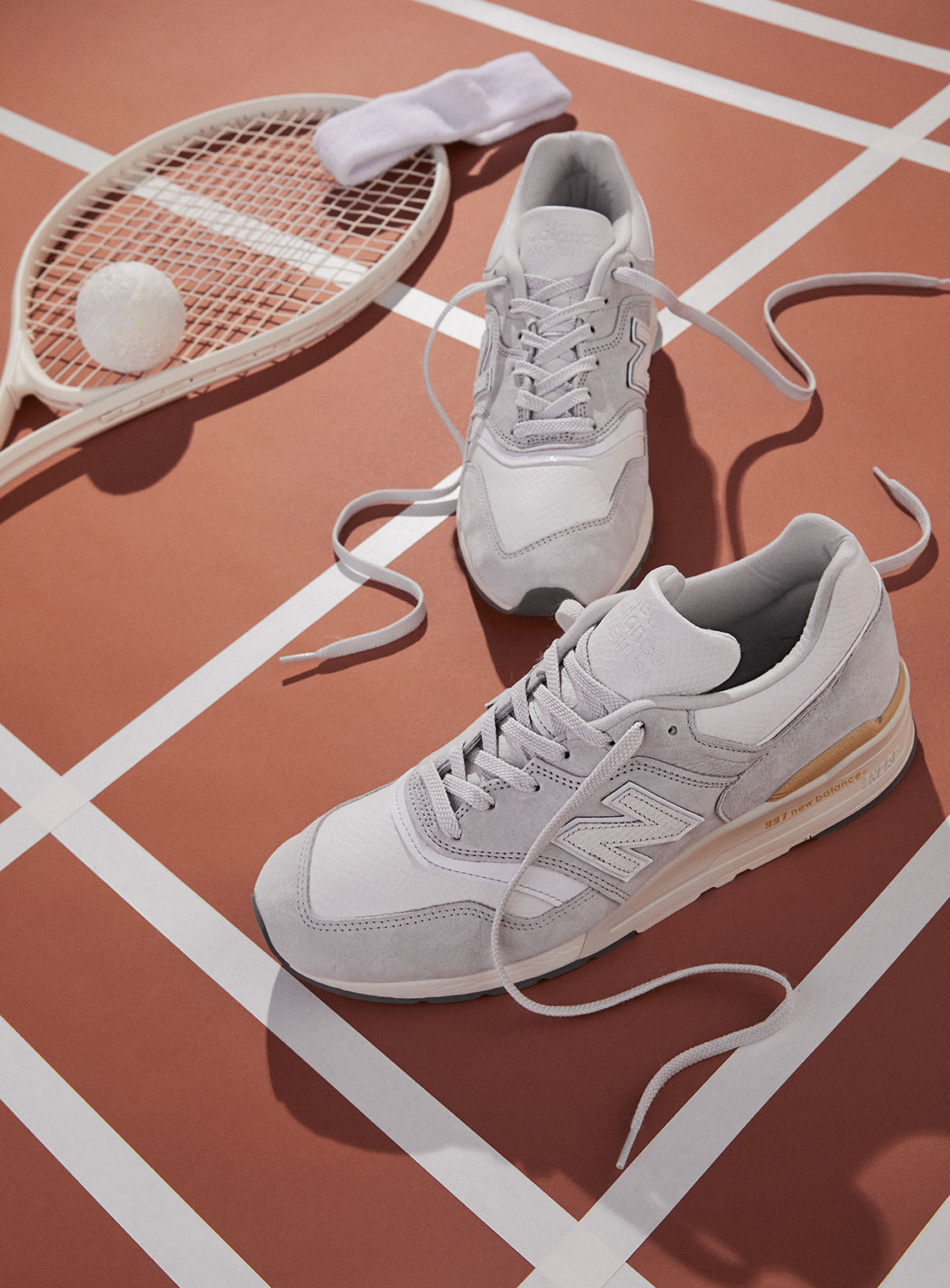 Todd Snyder New Balance 997 Tennis White 1