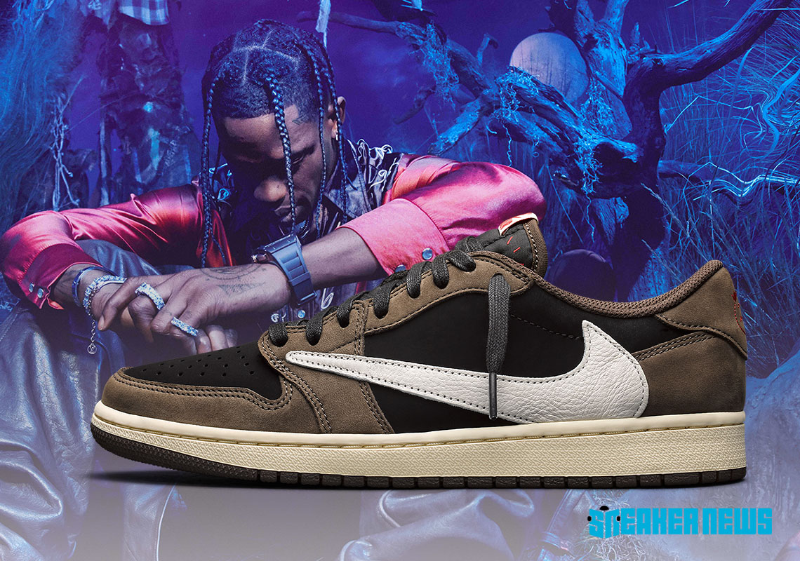 Travis Scott Jordan 1 Low Shoes