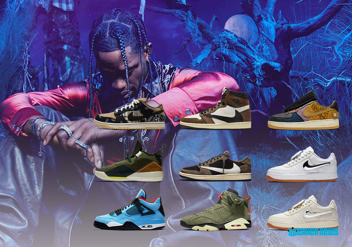 A Look Back At Travis Scott’s Nike/Jordan Collaborations