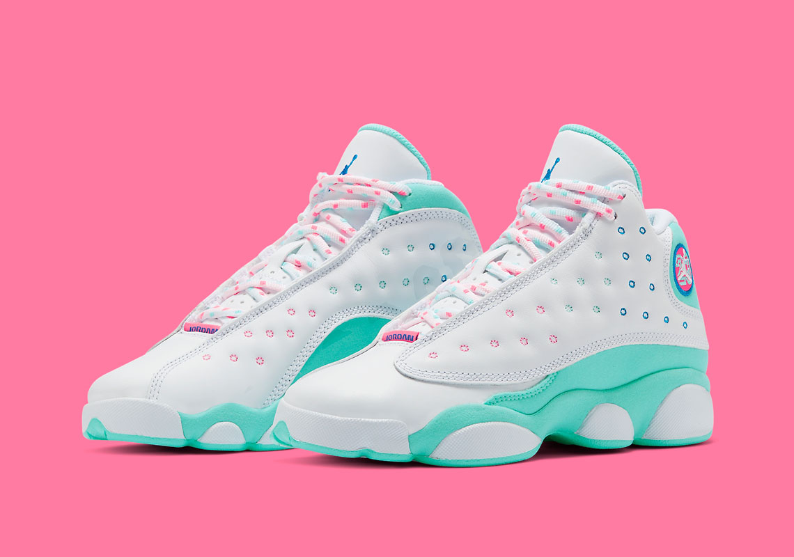 Where To Buy The Kids' Air Jordan 13 "Aurora Green"