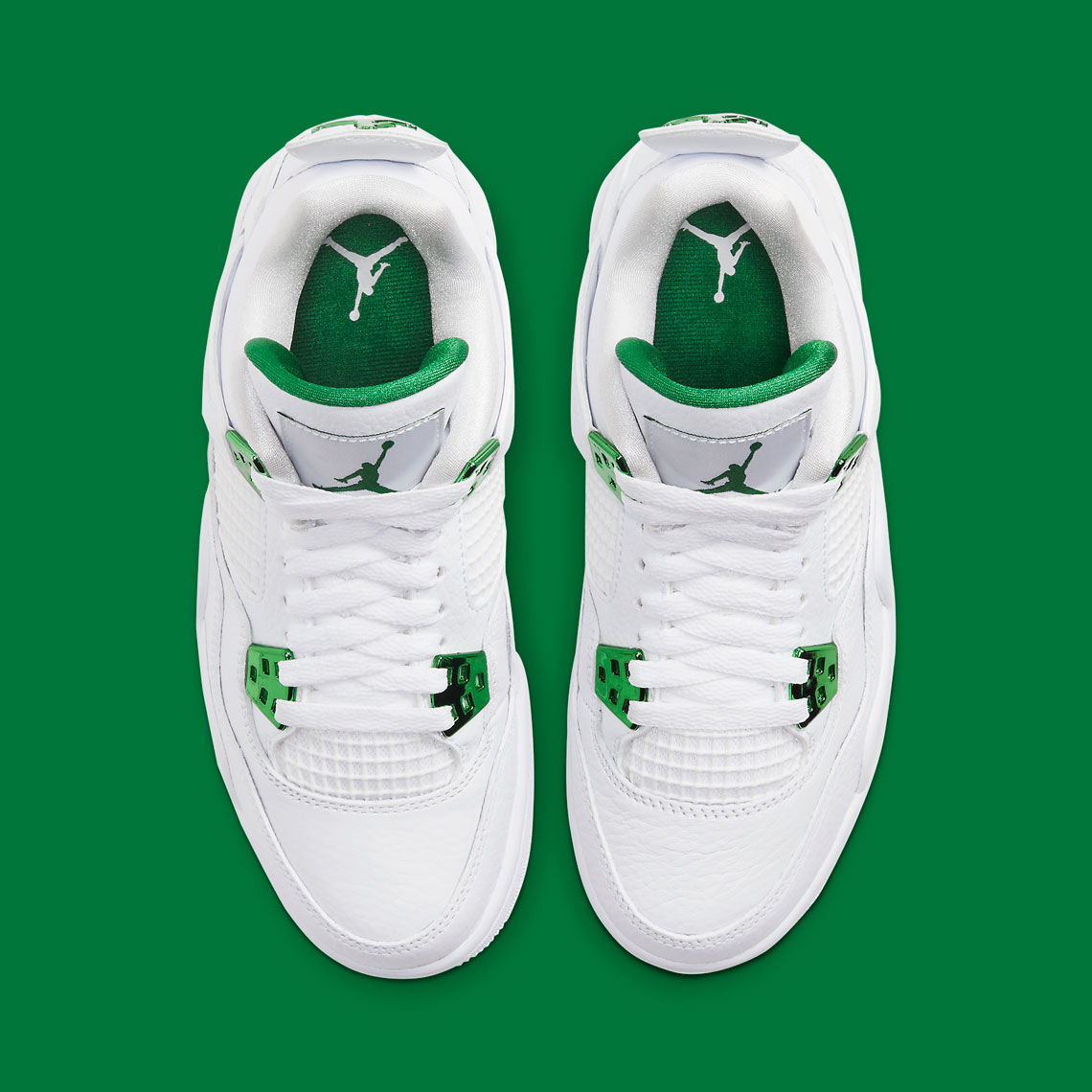 Air Jordan 4 Gs Metallic Green 408452 113 2