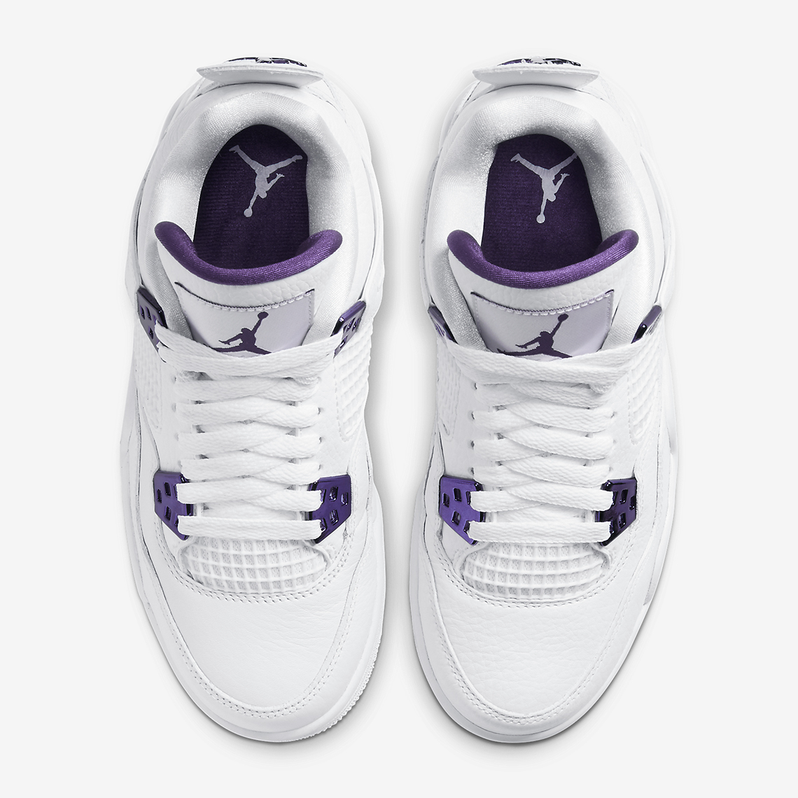 Air Jordan 4 Metallic Purple Kids 408452 115 3