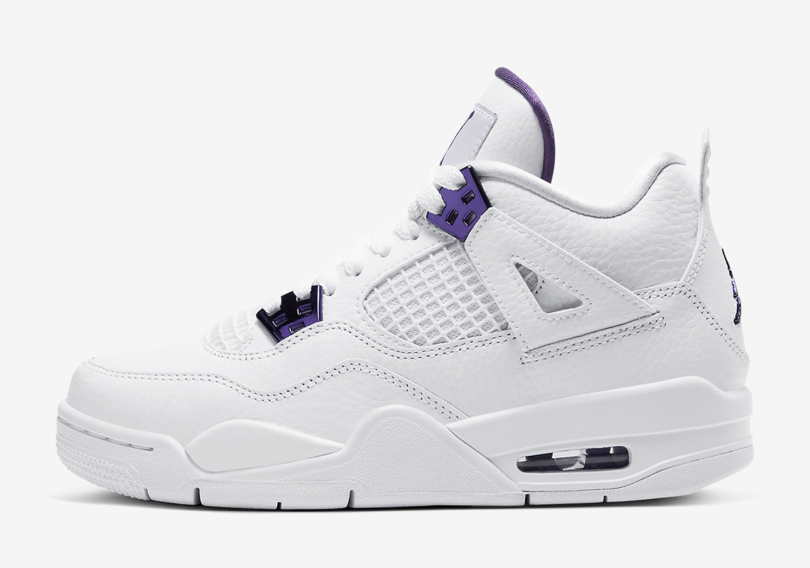 Air Jordan 4 Metallic Purple Kids 408452 115 6