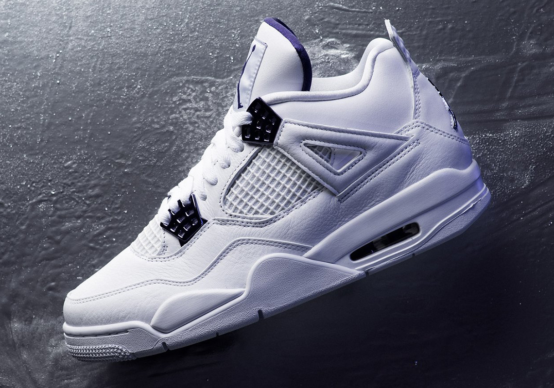 The Air Jordan 4 "Metallic Purple" Is Available Now