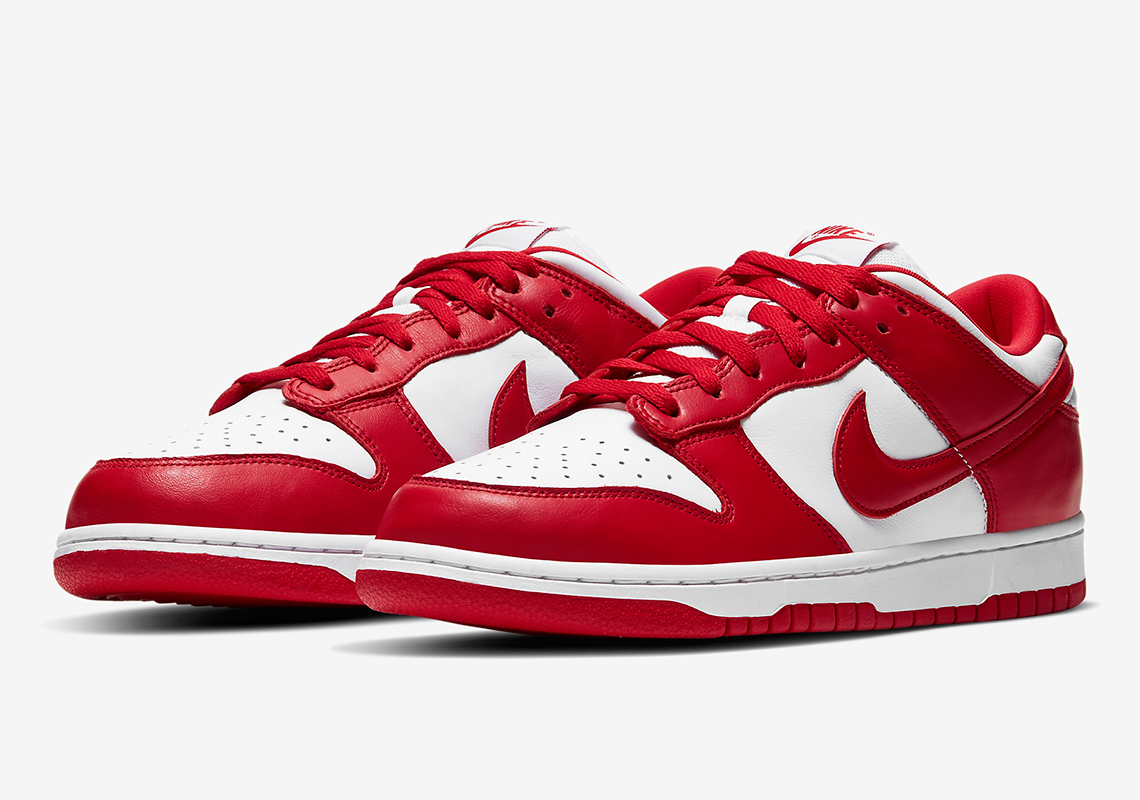 Official Images Of The Nike Dunk Low SP "University Red"