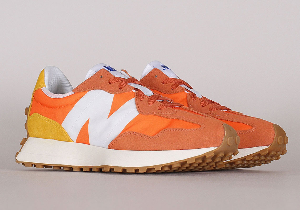 New Balance 327 Orange Ms327 1