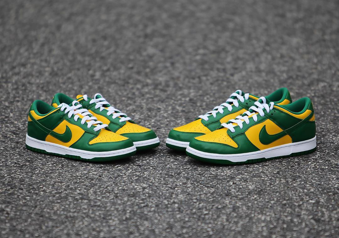 Nike Dunk Low Brazil Family Size Run Release Info 3