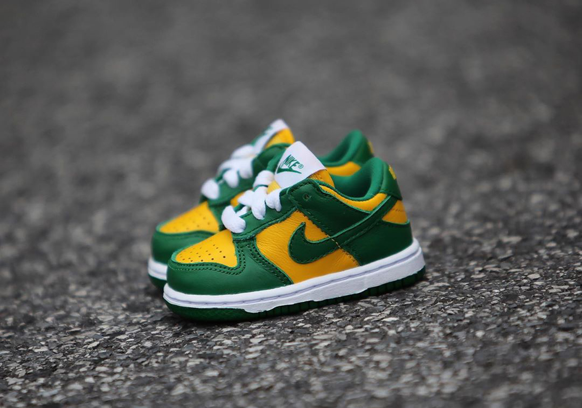 Nike Dunk Low Brazil Family Size Run Release Info 6