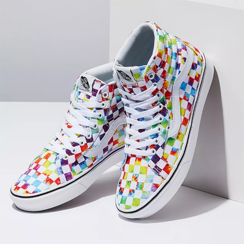 Vans Sk8 Hi Comfycush Checkerboard Multi 3