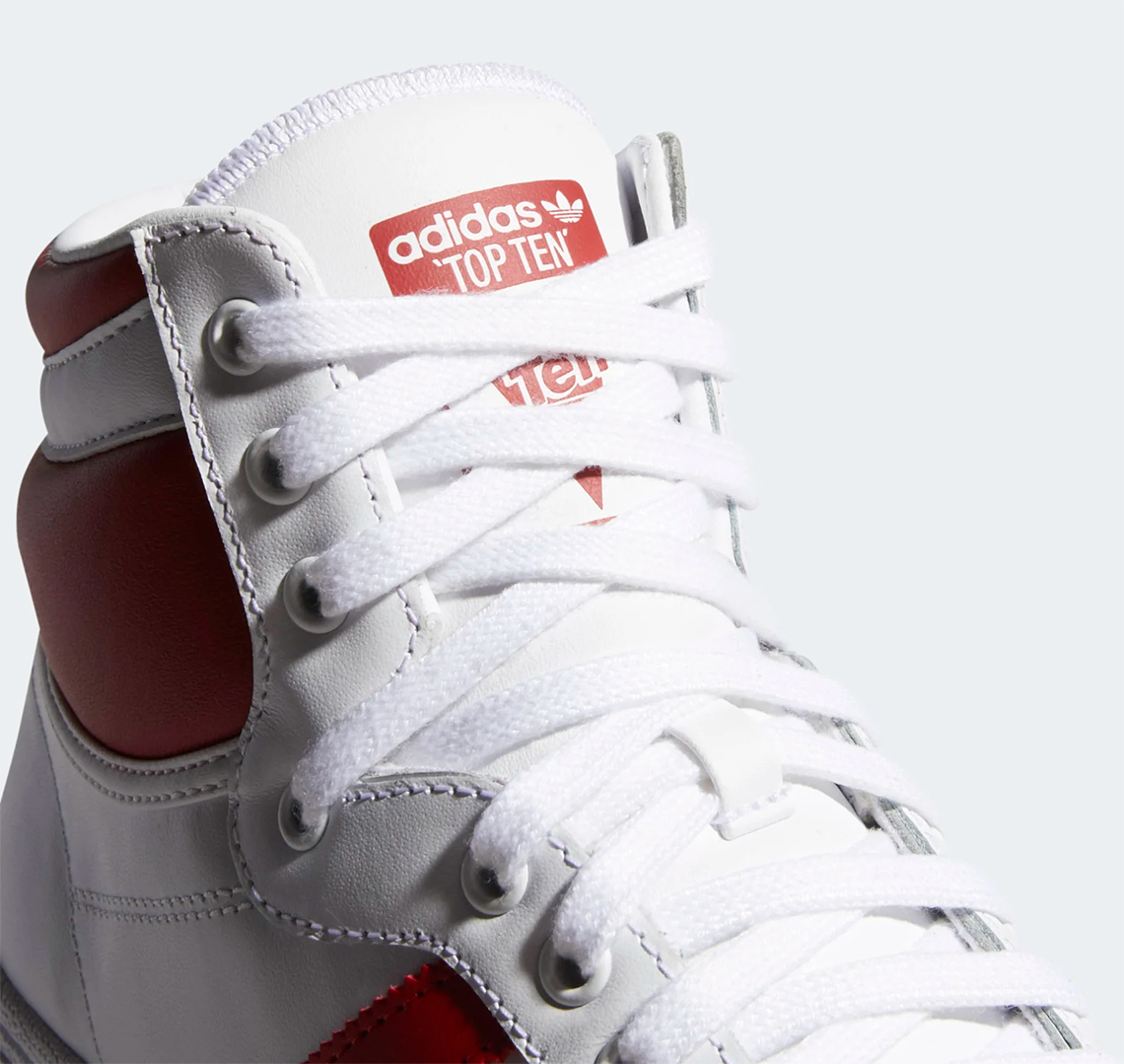 Adidas Top Ten Hi Red White Ef2359 1