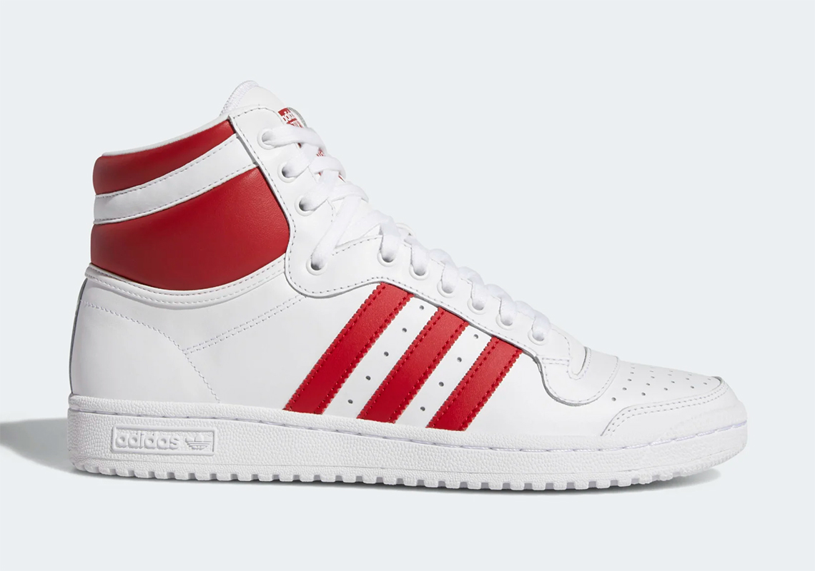 Adidas Top Ten Hi Red White Ef2359 2