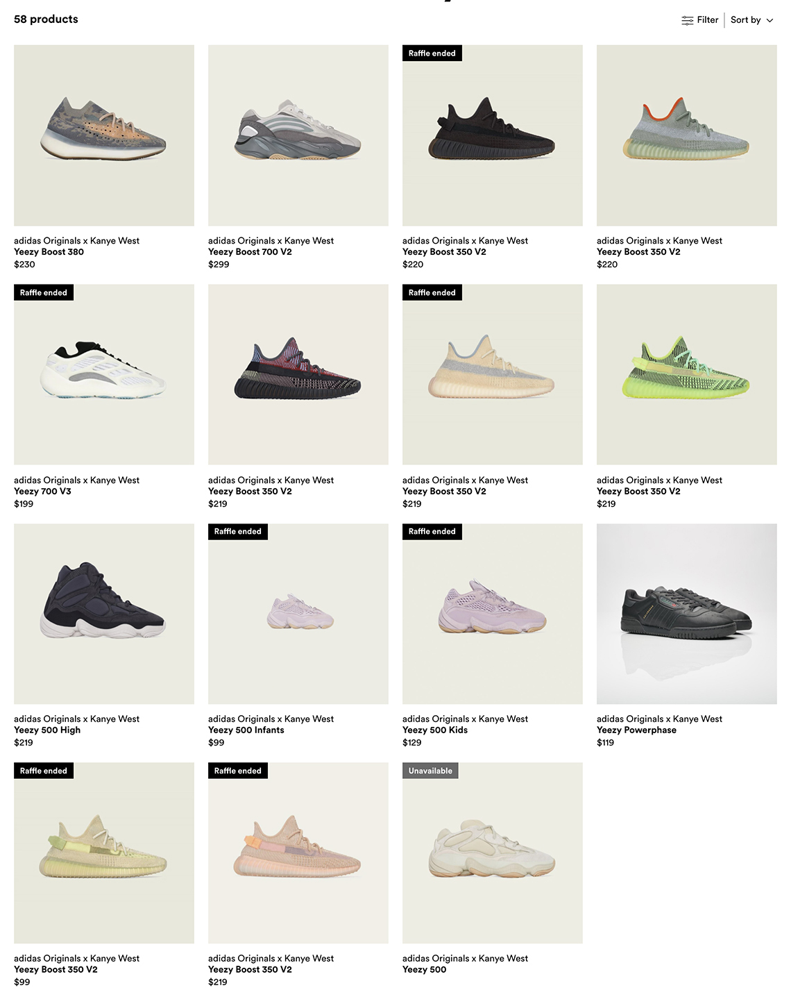 Adidas Yeezy Sns Restock May 2020