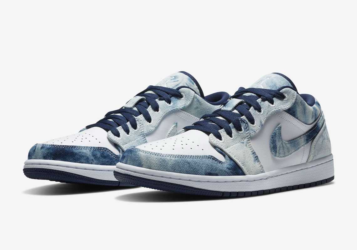 The Air Jordan 1 Low “Washed Denim” Is Available Now