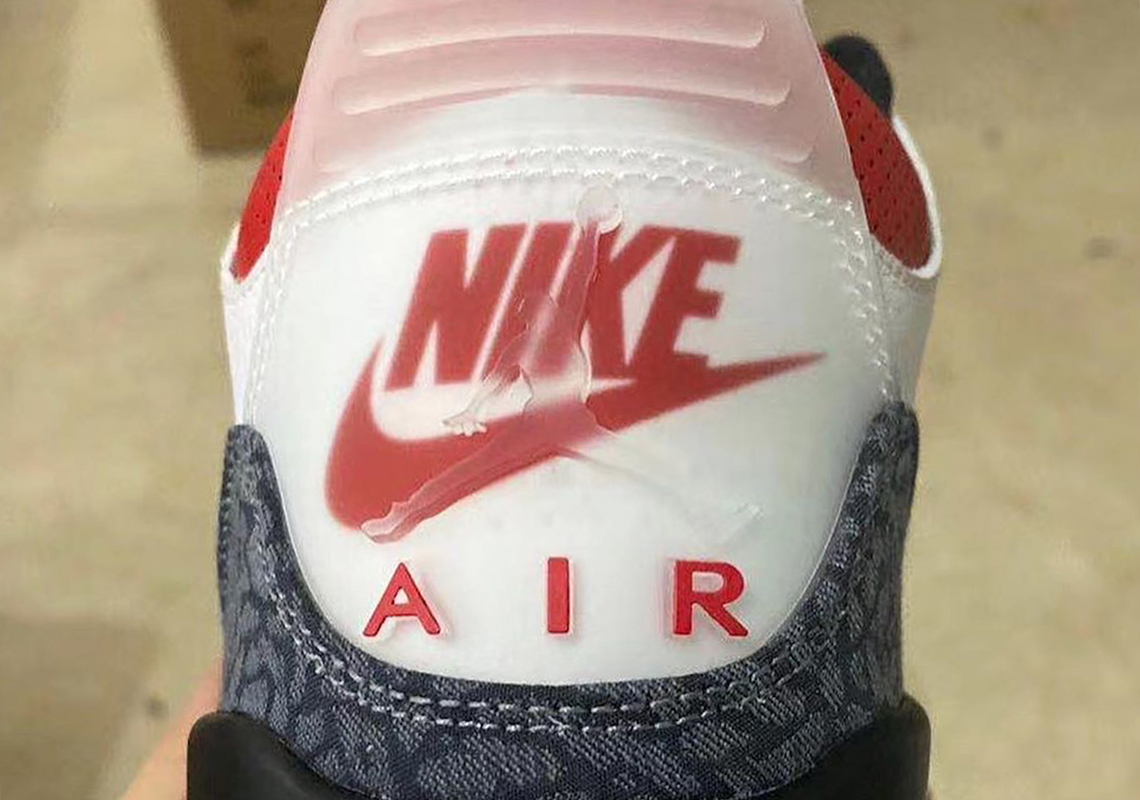 Upcoming Air Jordan 3 "Fire Red" To Combine Both Nike Air And Jumpman Heel Tab Logos