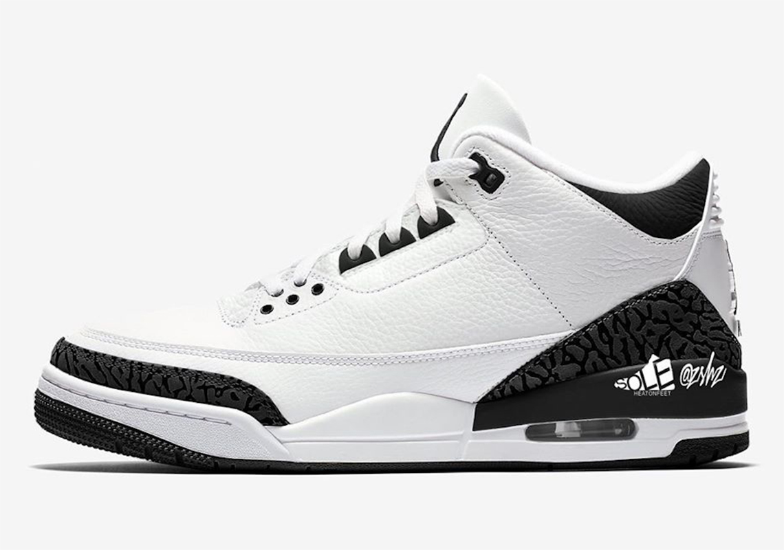 Air Jordan 3 Retro SP Arrives This Fall In Clean White And Black Option