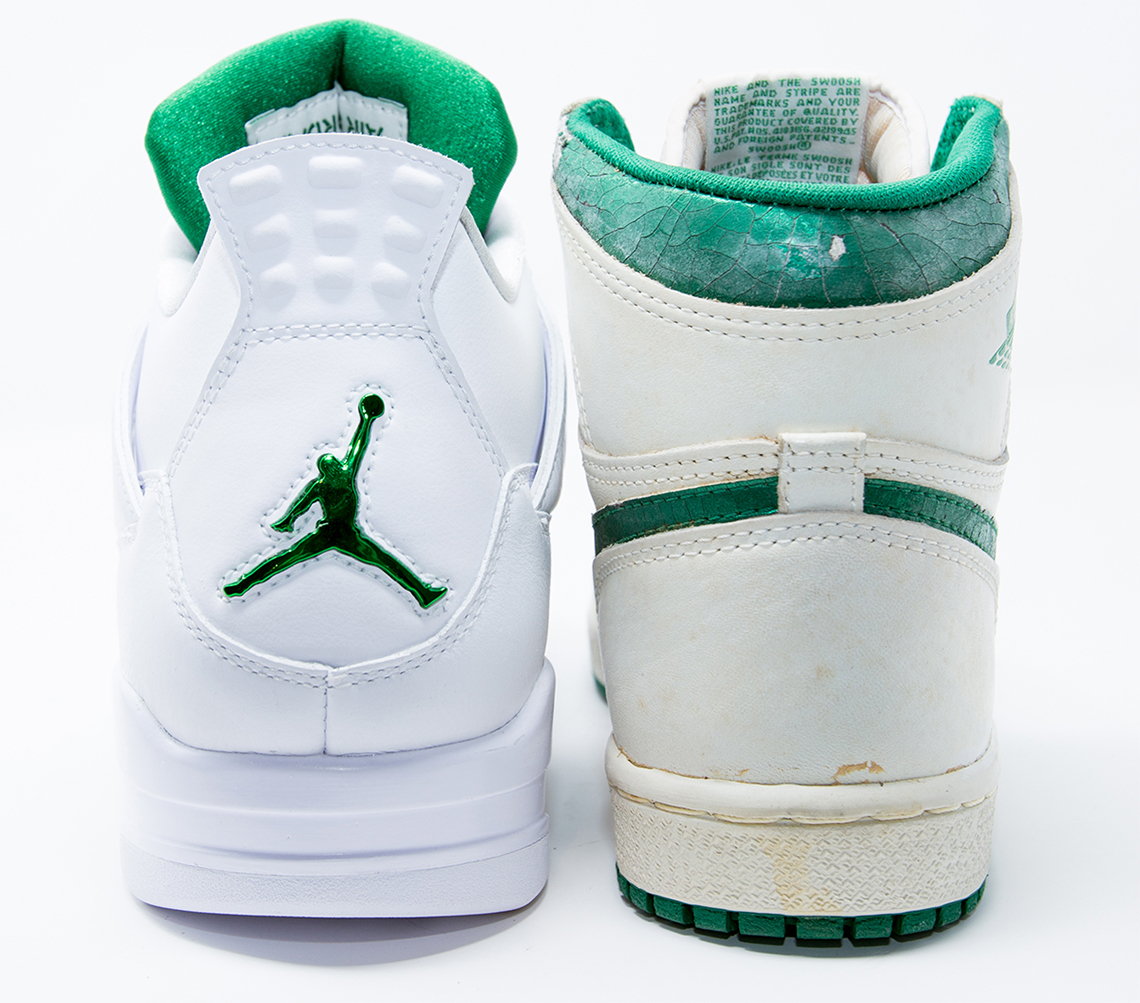 Air Jordan 4 Metallic Green 2