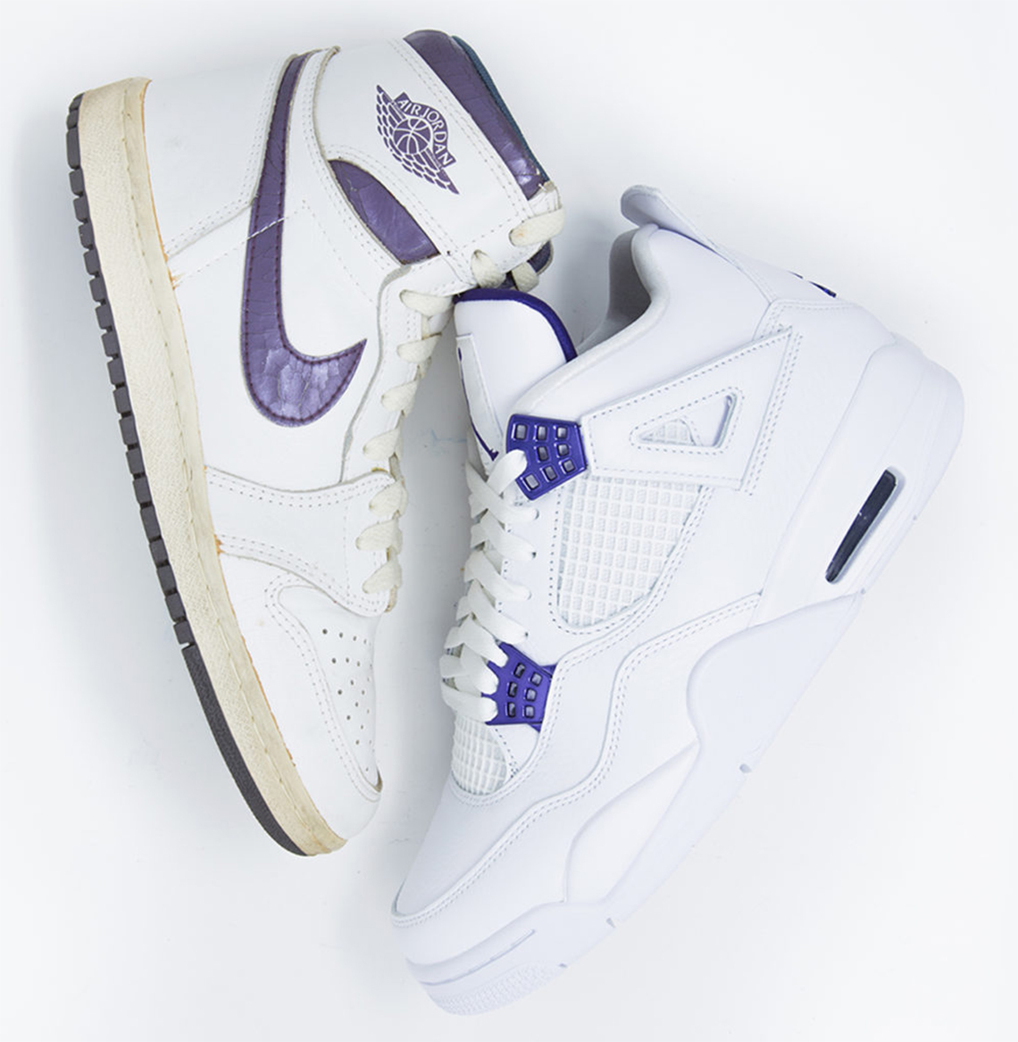 Air Jordan 4 Metallic Purple 1