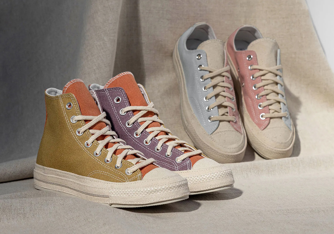 Converse Utilizes Recycled "Renew" Cotton On The Chuck 70 "Tri-Panel" Pack