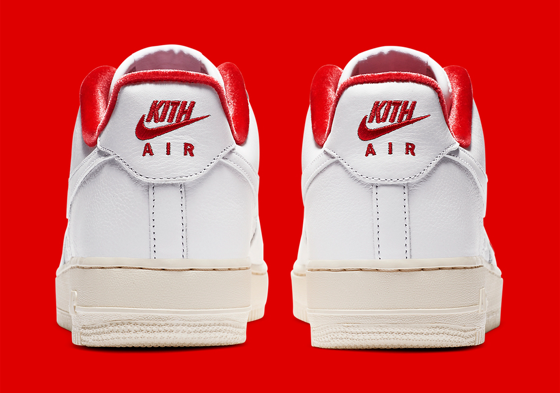 Kith Nike Air Force 1 White Red Cz7926 100 5