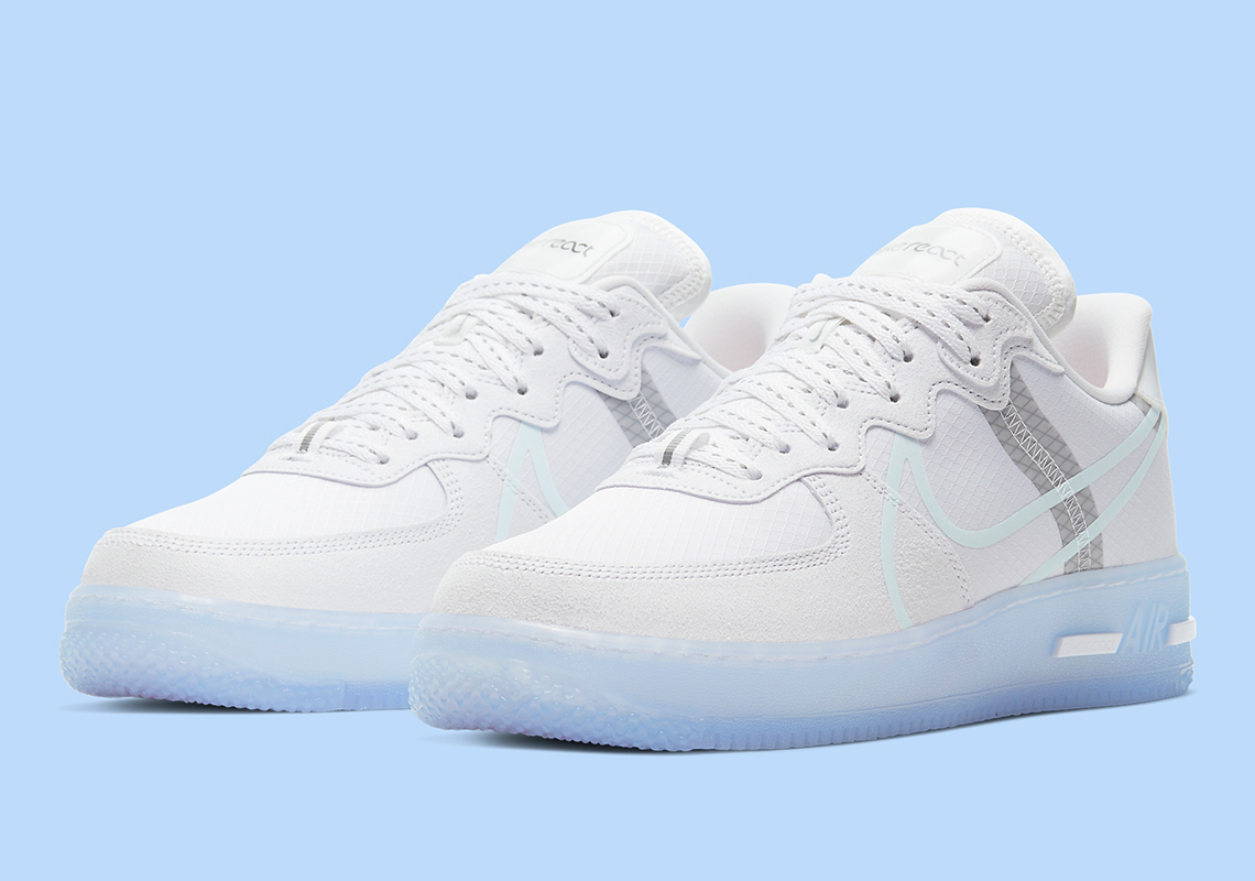 Nike Adds Full Icy Soles So The Air Force 1 React QS