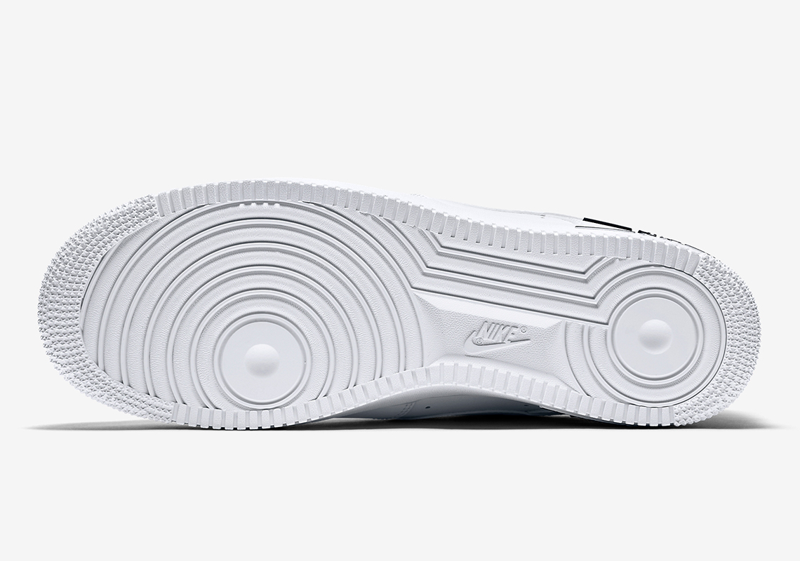 Nike Air Force 1 White Black Added Air Cj1379 100 3