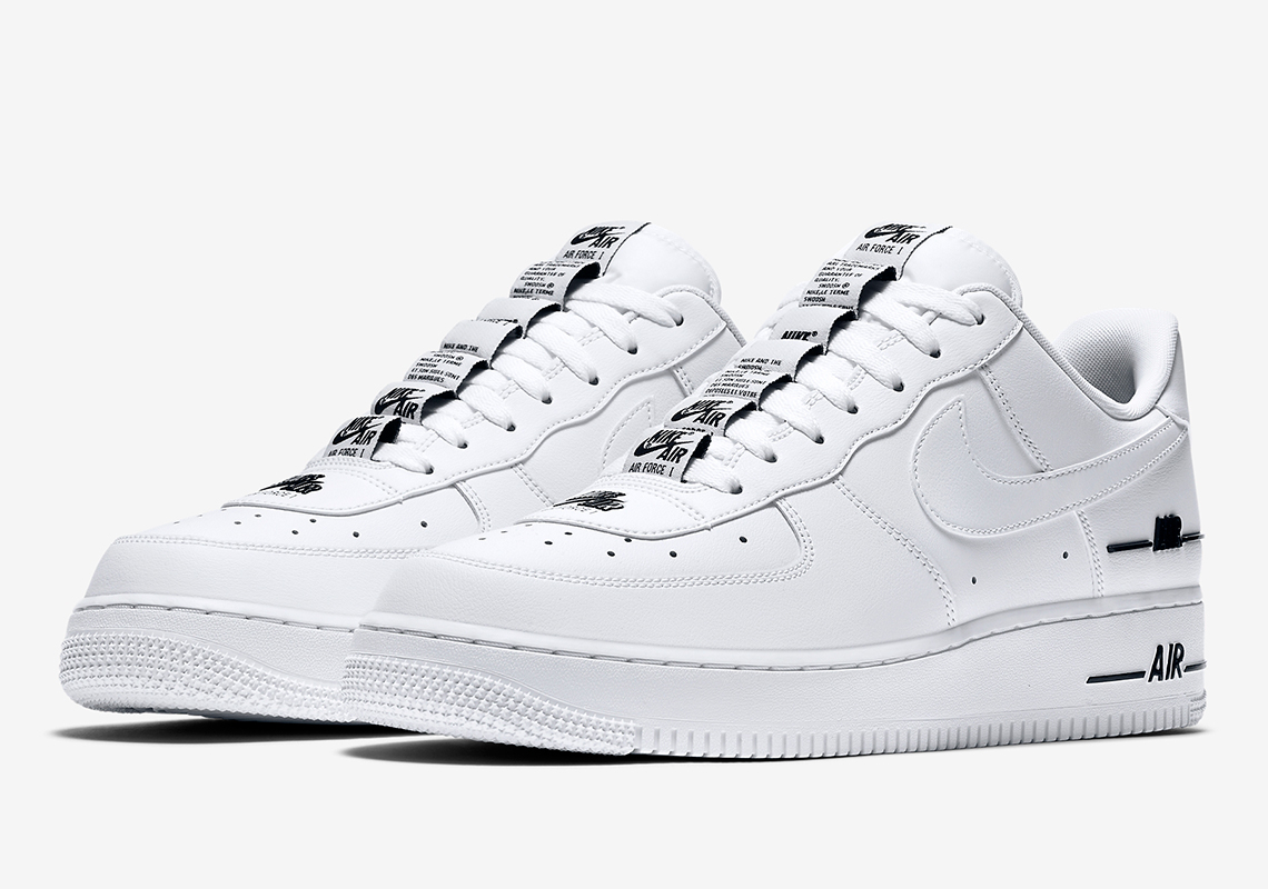 Nike's Air Force 1 "Added Air" Series Continues With A Classic White And Black Colorway