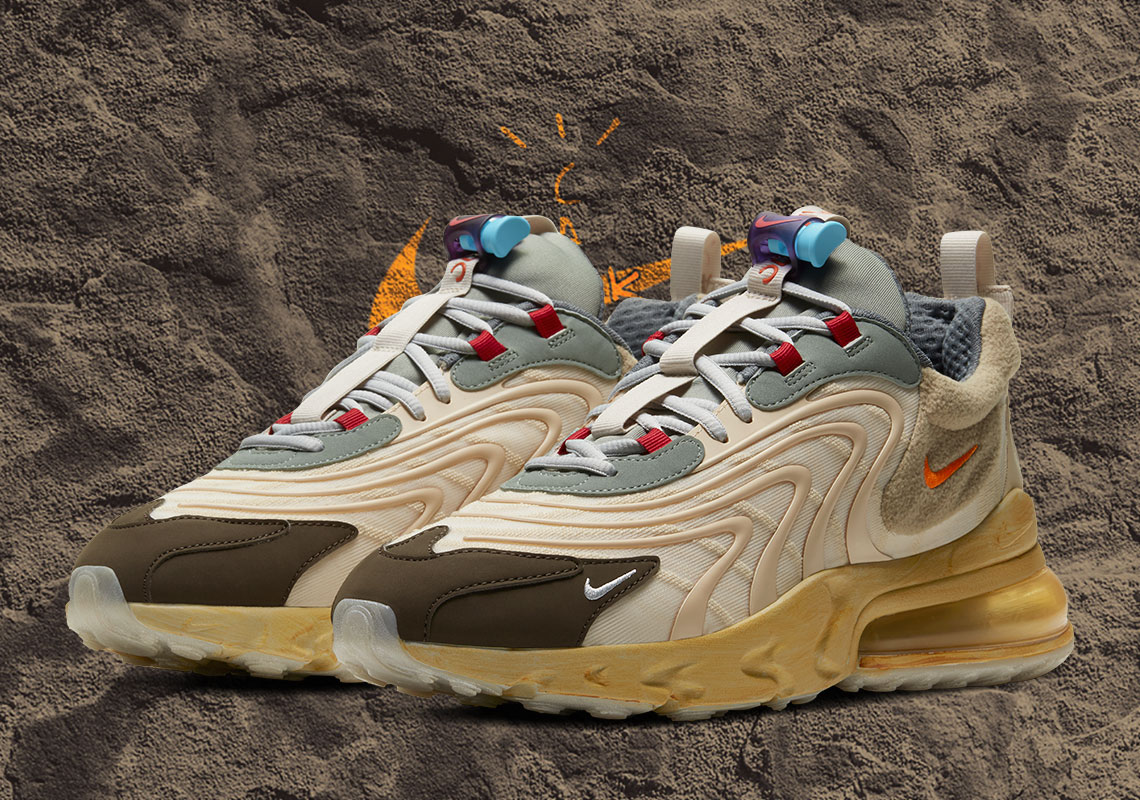 For Upcoming Air Max 270 React "Cactus Trails", Travis Scott And Nike Take It Back To The 1990s