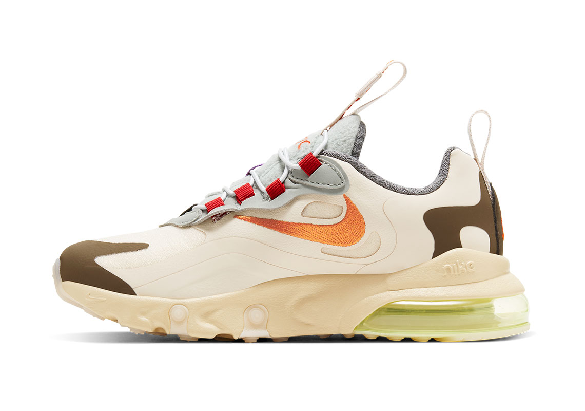 Nike Air Max 270 React Travis Scott Cactus Trails Pre School Ps 1