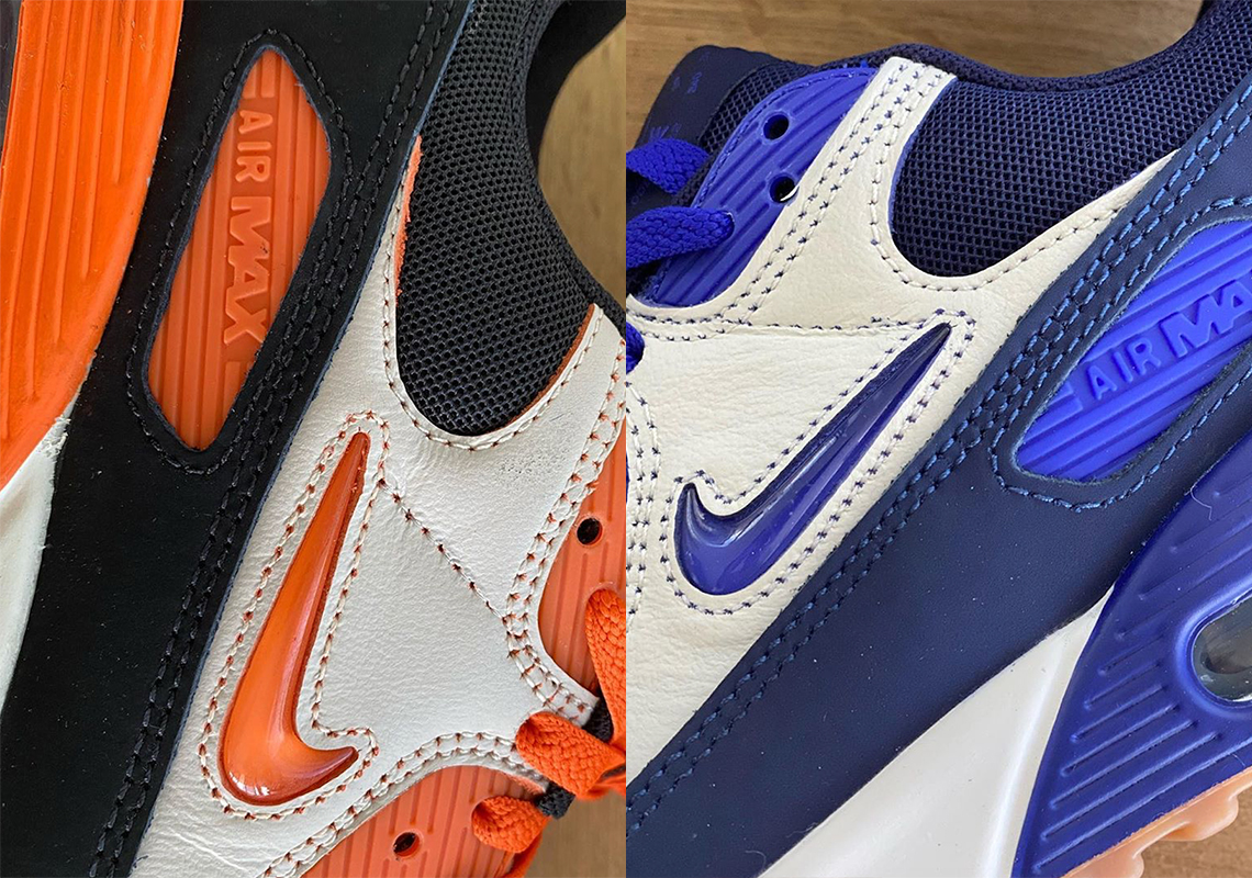 The Nike Air Max 90 "Home And Away" Pack Features Jewel Swooshes