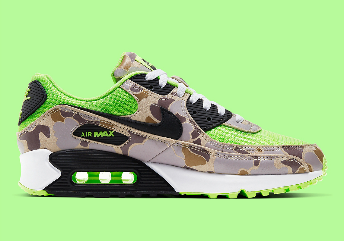 Nike Air Max 90 Sp Ghost Green Duck Camo Cw4039 300 2