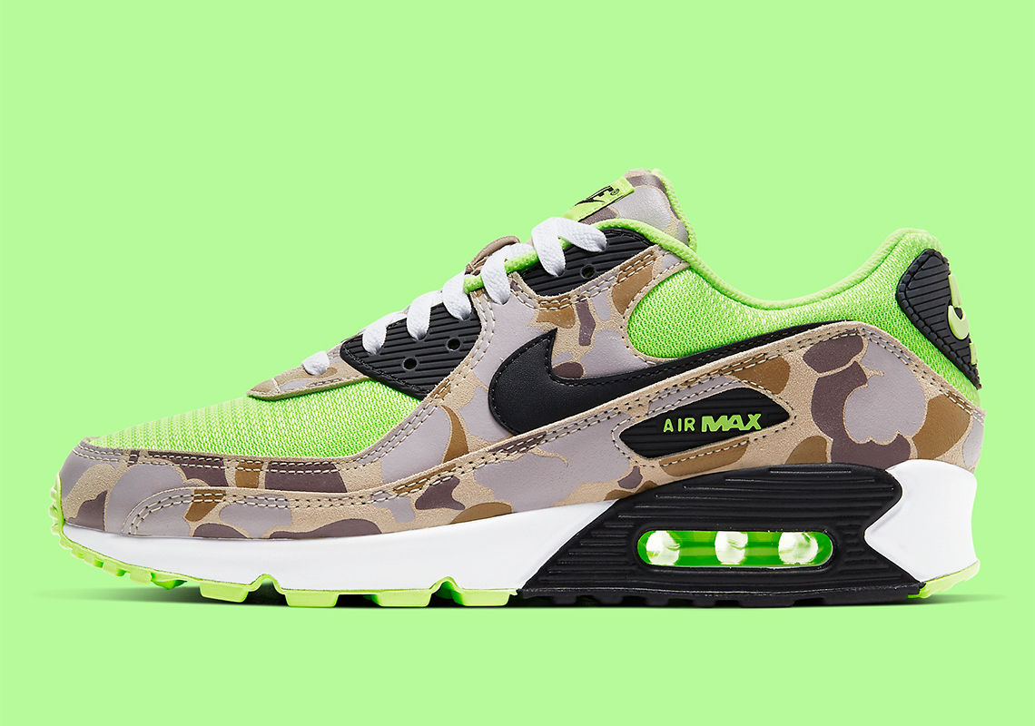 Nike Air Max 90 Sp Ghost Green Duck Camo Cw4039 300 4