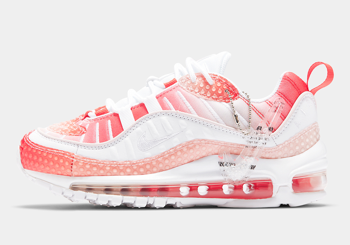 Nike Air Max 98 Bubble White Red Ci7379 600 1