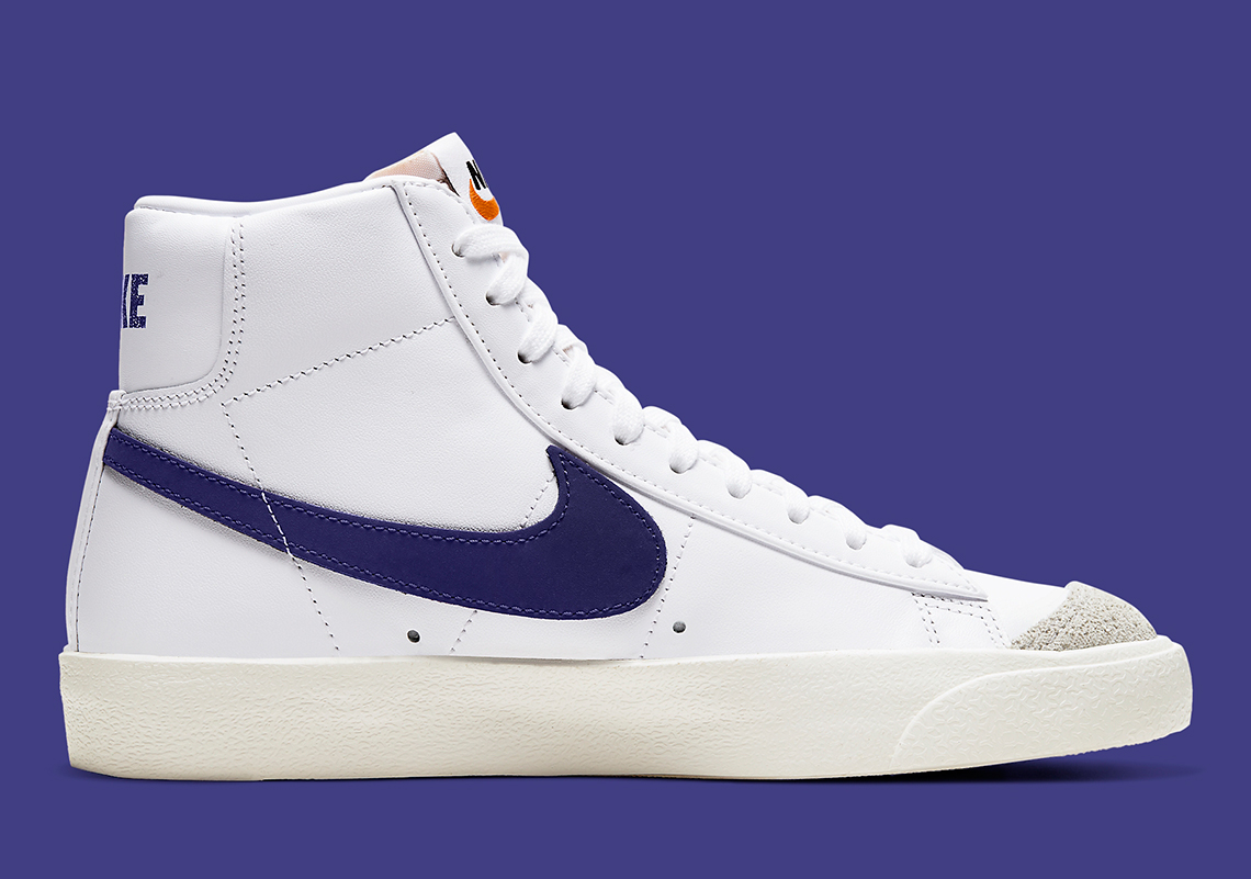 Nike Blazer Mid 77 White Purple Cz1055 107 5