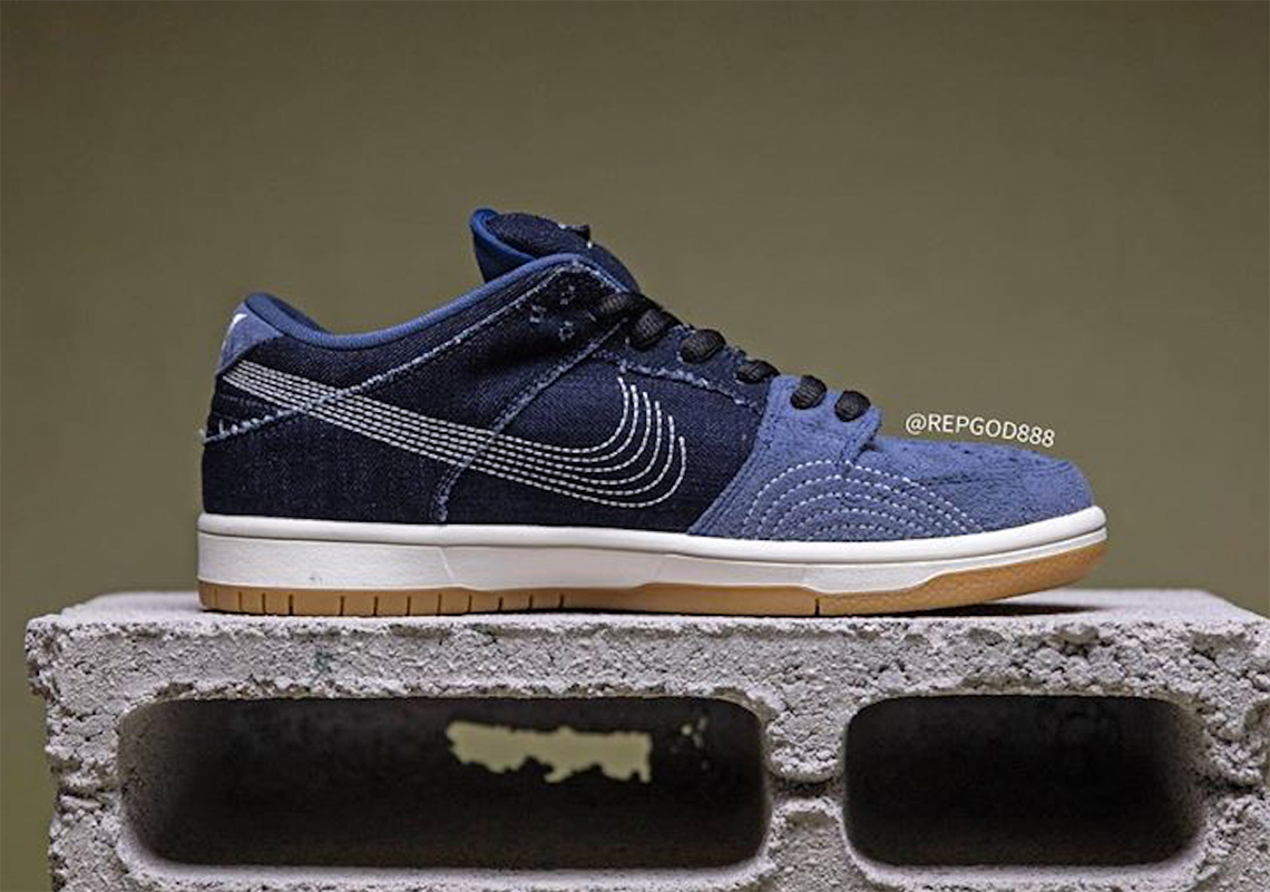 Nike Sb Dunk Blue Stitch