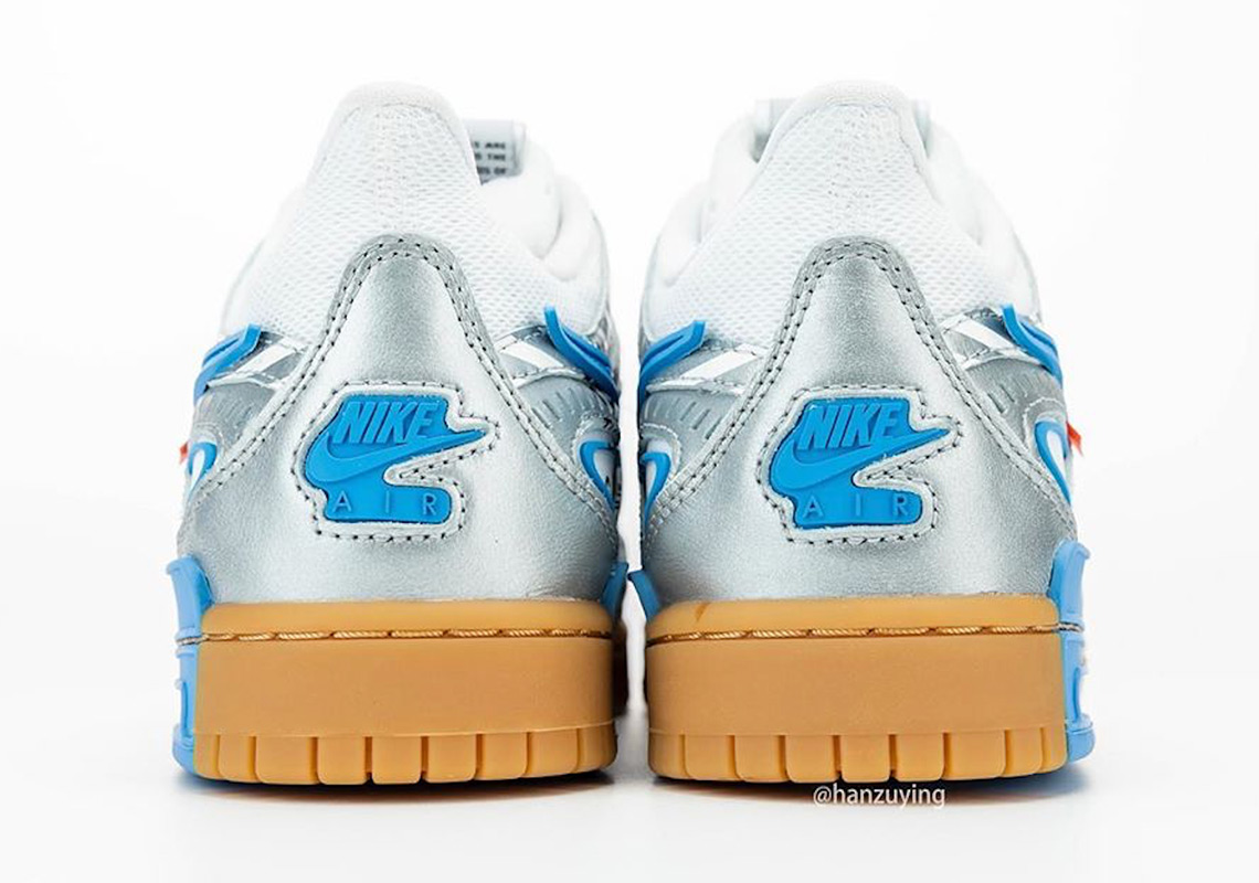 Off White Nike Rubber Dunk Silver University Blue Gum Cu6015 100 7