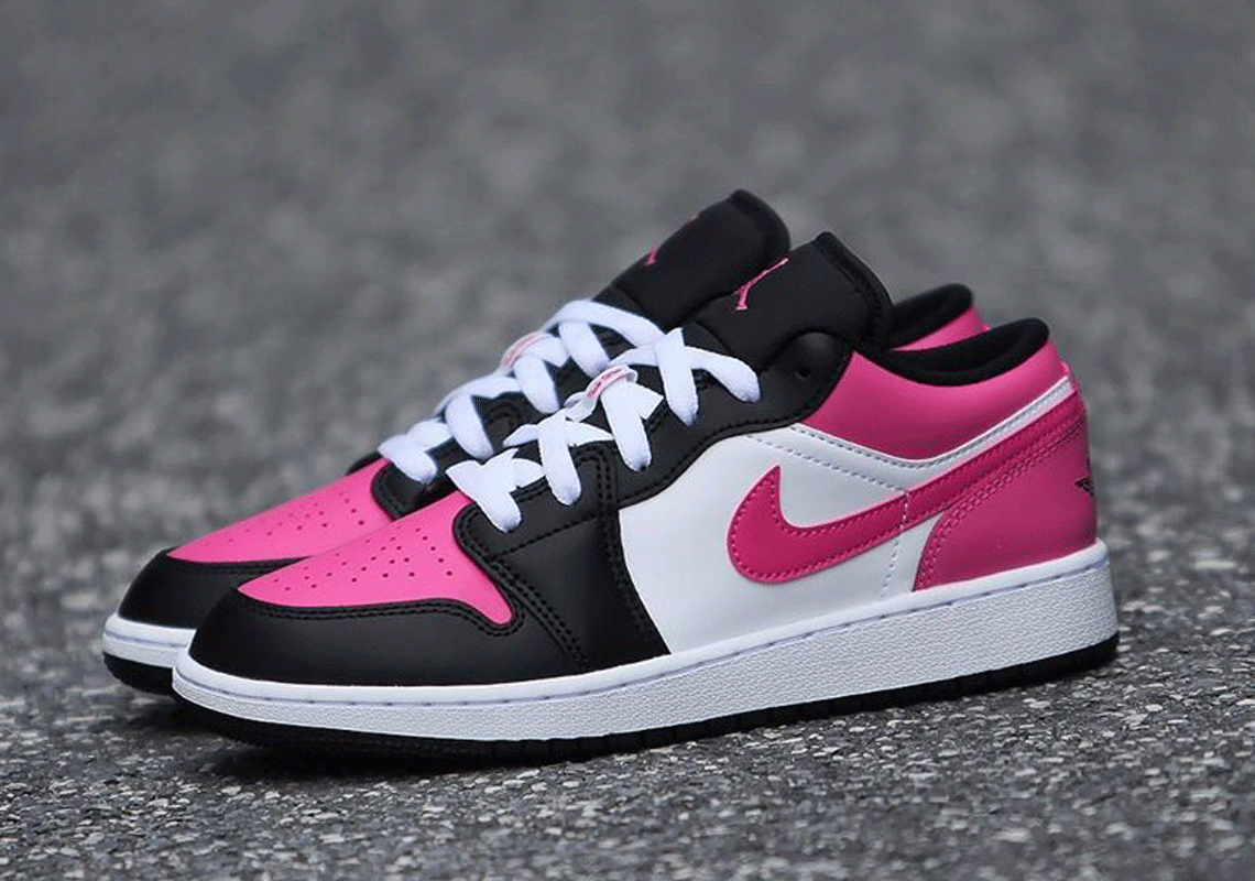 The Air Jordan 1 Low For Kids Goes Pink